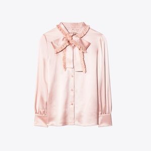 Tory Burch Silk Bow Blouse